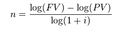 Solving for n