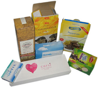 Various Packaging Designs, including labeling