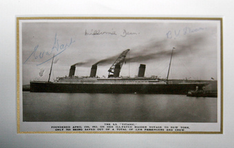 Autographed Postcard 