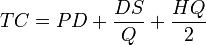 Economic order quantity