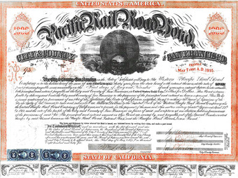 San Francisco Pacific Railroad Bond