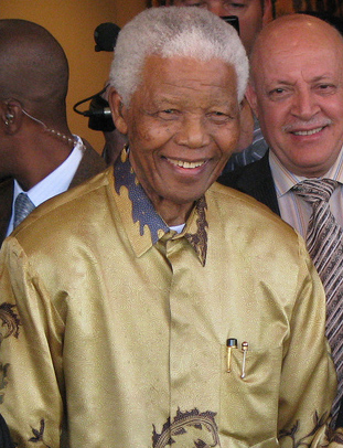 Nelson Mandela, a respected moral leader