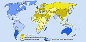 Ethnic diversity map