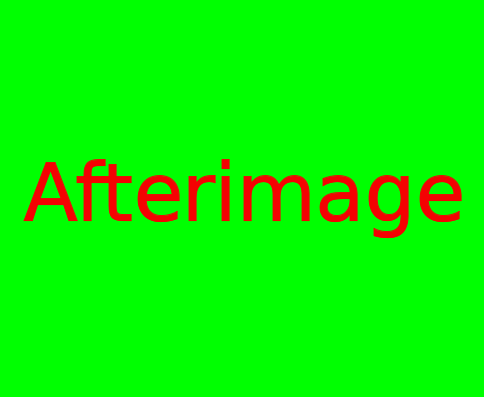 Image result for negative afterimage