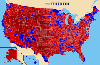 2004 Presidential Election by County