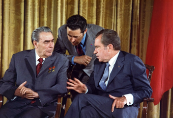 Nixon and Brezhnev