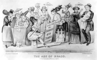 Caricature of Woman Suffrage 1869