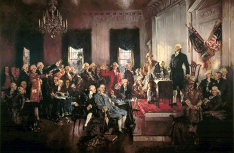 Signing the Constitution