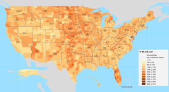 Percentage of the Population Aged 65+ in the United States