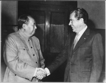 President Nixon and Mao Zedong, 1972