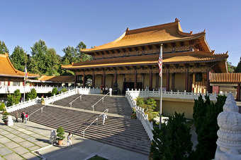 Lightmatter Hsi Lai Temple in Los Angeles, California