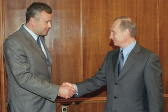 Alexander Lebedev and President Putin