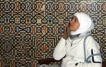 Muslim woman in tradition attire