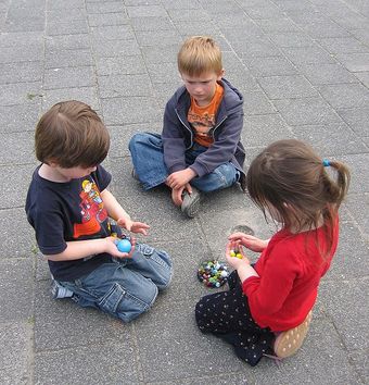 Children and Marbles