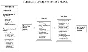 Schematic of the Groupthink Model