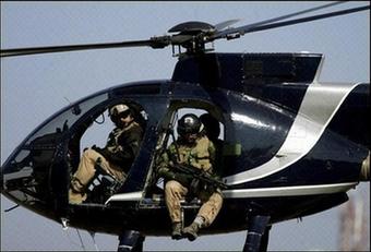 A Helicopter Operated by Blackwater Worldwide