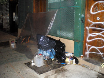 Homeless Seek Shelter