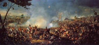 Battle of Waterloo (1815) by William Sadler II.