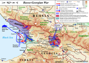 Russo-Georgian War, 2008