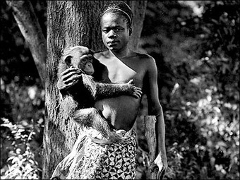 Ota Benga at the Bronx Zoo