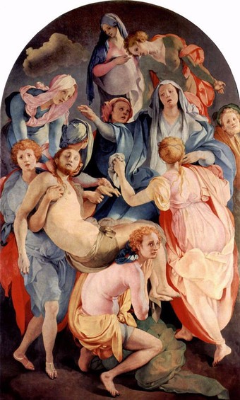 Pontormo, Deposition from the Cross, 1525-1528, Church of Santa Felicita, Florence