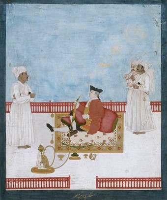 This Company painting probably depicts William Fullerton of Rosemount, who joined the East India Company's service in 1744, by Dip Chand, c. 1760-64.