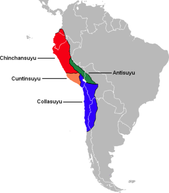 The Four suyus of the Inca Empire