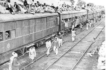  A special refugee train at Ambala Station during partition of India