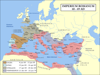 Roman Empire in 69 CE