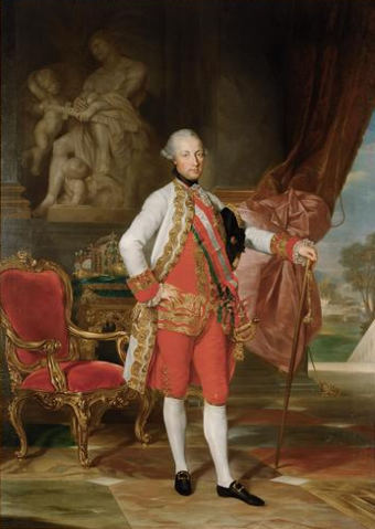  The Emperor by Anton von Maron, 1774.