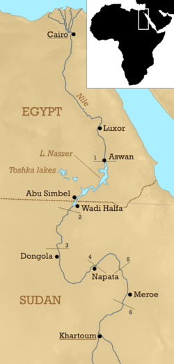 The Nubian region today