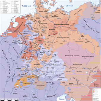 Religion in the Holy Roman Empire, 1618