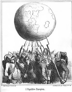 Honore Daumier, L’Equilibre Europea (1866)