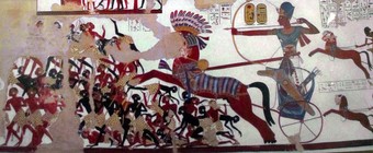 Depiction of Battle with the Nubians