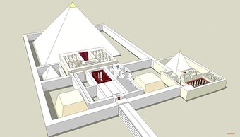 Old Kingdom Pyramid Temple Reconstruction