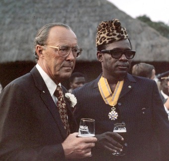 Prince Bernhard and Mobutu Sese Seko