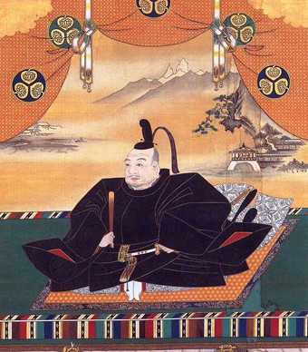 Tokugawa Ieyasu, first shogun of the Tokugawa shogunate, by Kanō Tan'yū, Osaka Castle main tower