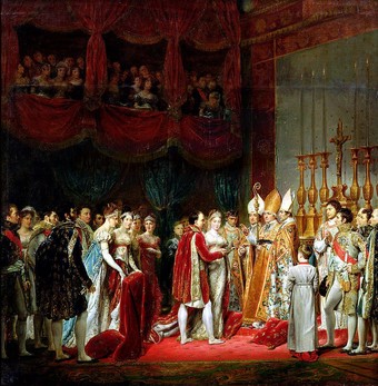  Marriage of Napoleon and Marie-Louise by Georges Rouget (1811).  