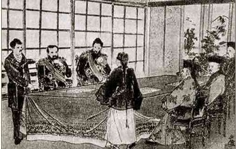 Signing of the 1895 Treaty of Shimonoseki