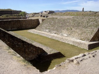 The ball court at Monte Albán