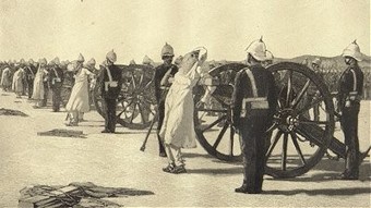  Sepoy execution by blowing from a cannon