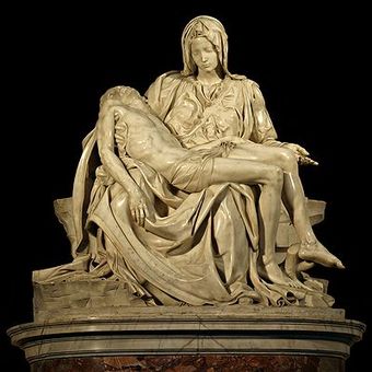 Michelangelo's Pietà in St. Peter's Basilica, Vatican City