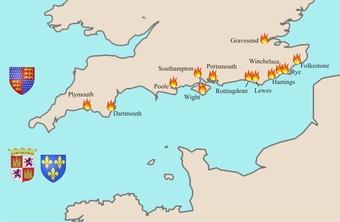 Attacks on England by the Franco-Castilian Navy, 1374-1380