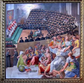 Council of Trent by Pasquale Cati