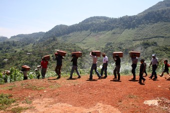 Exhumation in the Ixil triangle in Guatemala