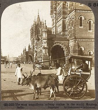  "The most magnificent railway station in the world," Victoria Terminus, Bombay, completed in 1888