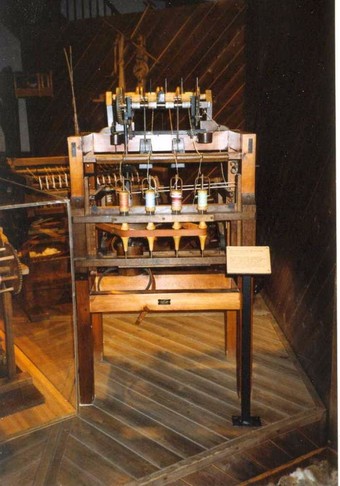  Model of a water frame in the Historical Museum in Wuppertal