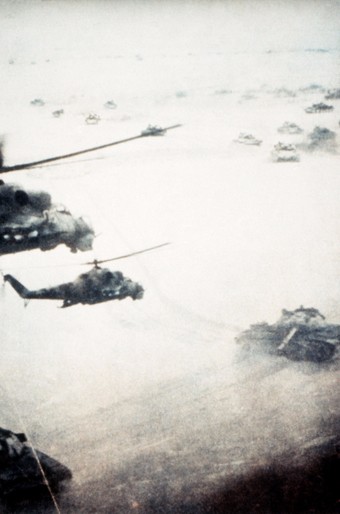 Tanks and Helicopters during the Soviet-Afghan War