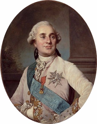 Louis XVI at the age of 20, by Joseph Duplessis, ca. 1775.