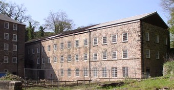 The Cromford Mill (opened in 1771) today